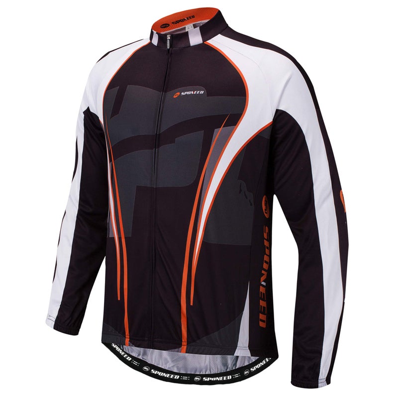 sponeed Men's Outdoor Sportwear Cyclists Wear Bike Outfit Cycle Jersey Bicyle Clothes US L Deep Brown - Image 3